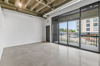 Exposed duct work (apartments)